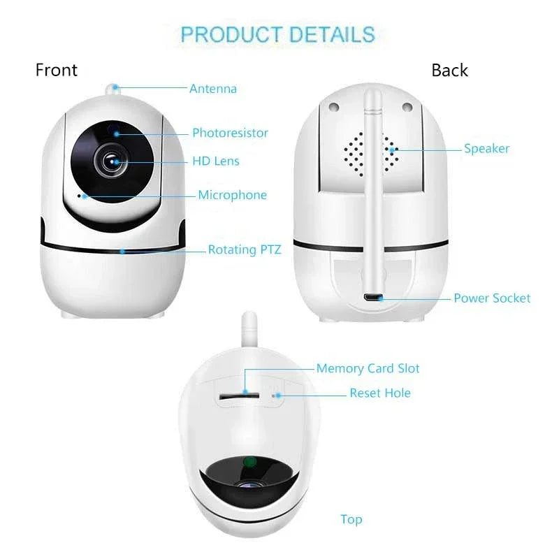 Smart Home Security Camera - Compact, High-Definition, Real-Time Monitoring - Camshield Hub