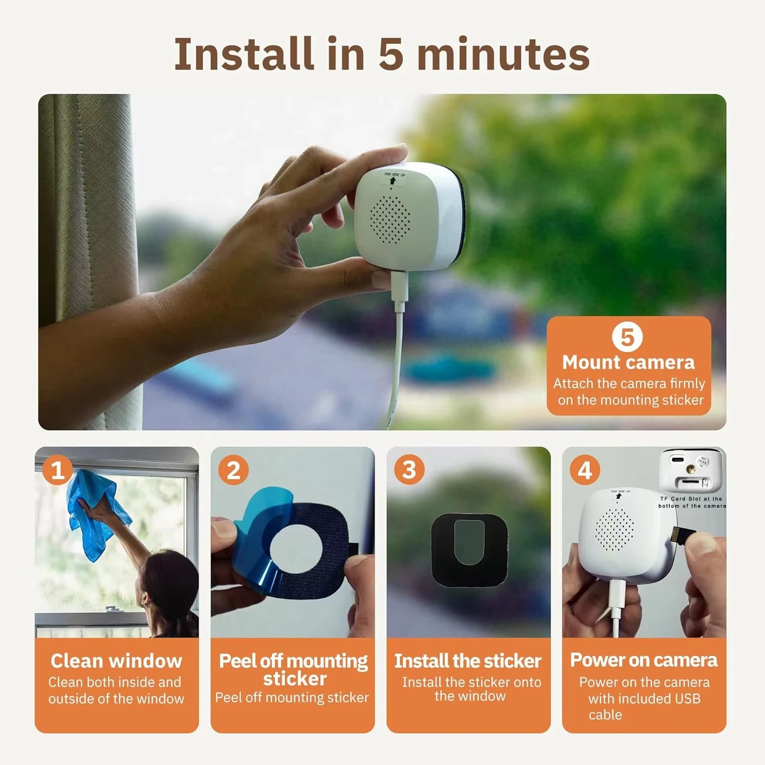 WiFi Security Camera 1080P - Mini HD Indoor Night Vision Monitor for Intelligent Home Security - Camshield Hub