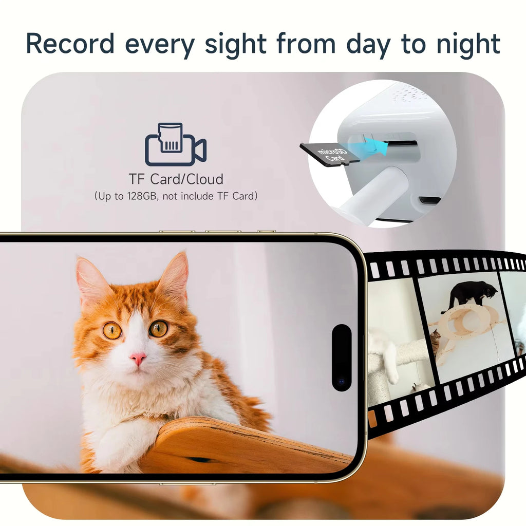 WiFi Security Camera 1080P Mini HD Camcorder for Indoor Night Surveillance and Intelligent Protection