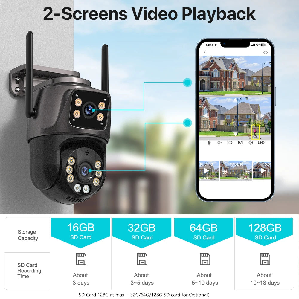 4K PTZ camera outdoor