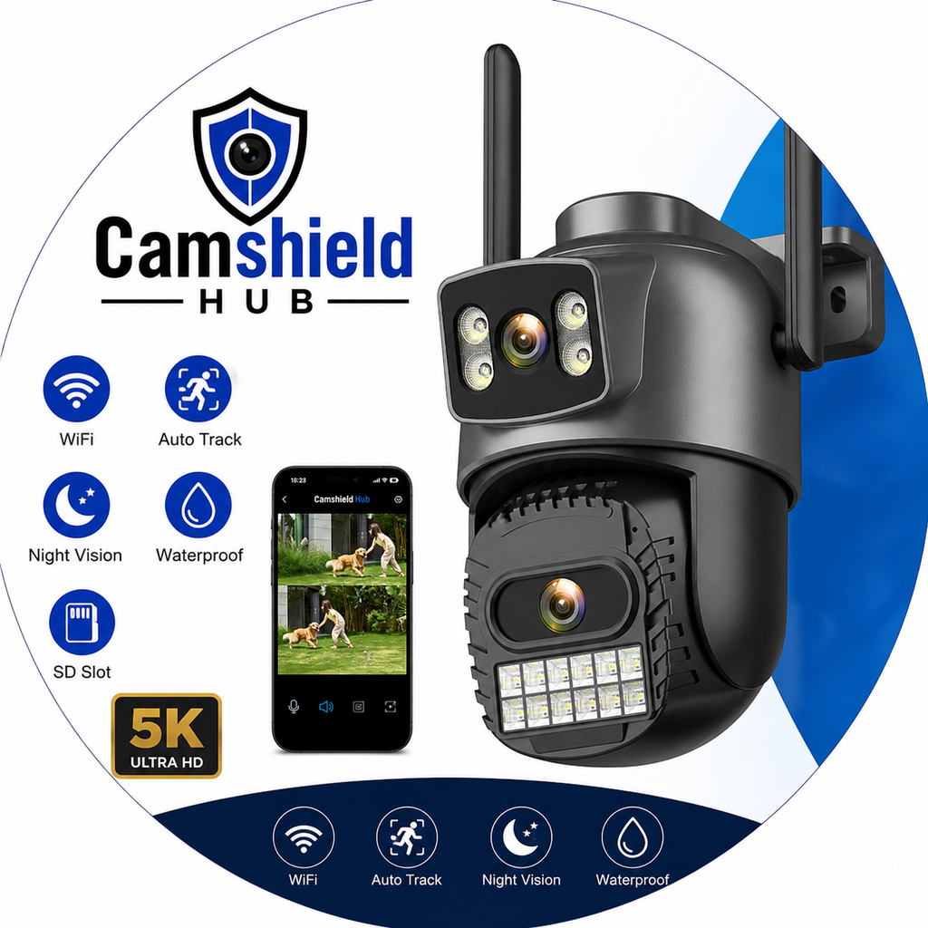 5K Ultra HD Wifi Outdoor IP Camera - Secure Your Home Now! - Camshield Hub