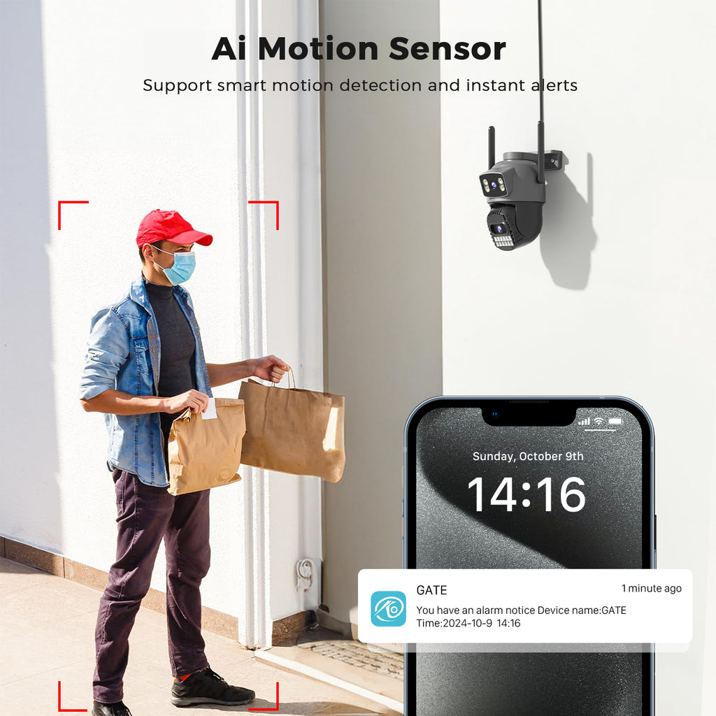 5K Ultra HD Wifi Outdoor IP Camera - Secure Your Home Now! - Camshield Hub